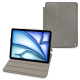 Housse cuir Apple iPad Air - Acier vintage ( Pantone #d85827b ) 