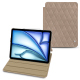 Apple iPad Air leather case - Taupe vintage - Couture ( Pantone #591d16 ) 