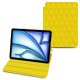 Funda de piel Apple iPad Air - Jaune fluo - Couture ( Pantone #c9ff57 ) 