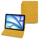 Capa em pele Apple iPad Air - Jaune soulèu - Couture ( Pantone #F3B934 )