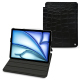 Housse cuir Apple iPad Air - Crocodile nero ( Noir / Black) 