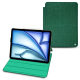 Housse cuir Apple iPad Air - Crocodile pino ( Pantone #173F35 ) 