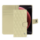 Funda de piel para cartera Xiaomi 15 Ultra - Beige - Couture ( Nappa - Pantone #ceb888 ) 