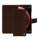 Xiaomi 15 Ultra leather wallet case - Châtaigne ( Pantone #1b1107 ) 