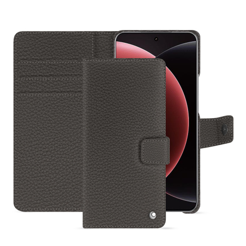 Xiaomi 15 Ultra funda de cartera - Protección Premium | NoreveAnthracite ( Pantone #41403c ) 