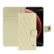 Funda de piel para cartera Xiaomi 15 Ultra - Ivoire - Couture ( Pantone #d6d6c6 ) 