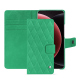 Xiaomi 15 Ultra leather wallet case - Menthe vintage - Couture ( Pantone #37b375 ) 