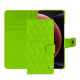 Xiaomi 15 Ultra レザーウォレットケース - Vert fluo - Couture ( Pantone #00ab5f ) 