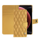 Étui portefeuille cuir Xiaomi 15 Ultra - Or Maïa - Couture ( Pantone 871C ) 