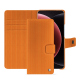 Étui portefeuille cuir Xiaomi 15 Ultra - Abaca arancio ( Pantone #d77540 )