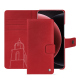 Capa de couro para carteira Xiaomi 15 Ultra - Rouge troupelenc ( Pantone #AB191A )