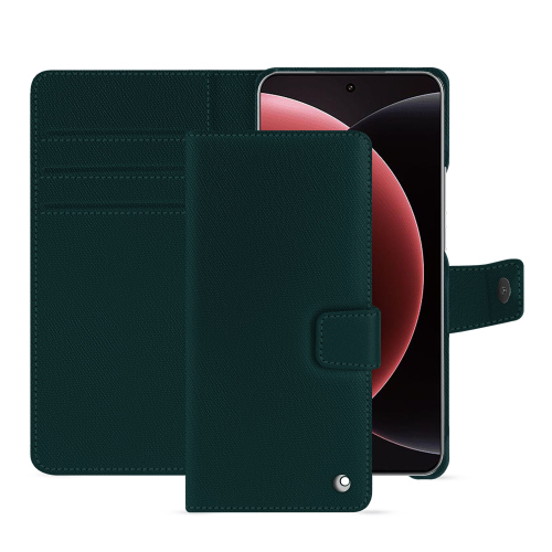 Custodia a portafoglio per Xiaomi 15 Ultra - Protezione premium | NoreveVert séduisant ( Pantone #1d3c34 ) 