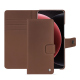 Étui portefeuille cuir Xiaomi 15 Ultra - Marron Veggie ( Pantone #95614d ) 