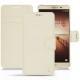 Huawei Mate 9 leather case - Blanc (  Nappa - White ) 