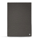 Restaurant menu cover with screwpost binding - A4 - Anthracite ( Pantone #41403c ) 