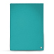 Restaurant menu cover with screwpost binding - A4 - Bleu fluo