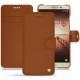 Huawei Mate 9 leather case - Marron ( Nappa - Pantone 1615C ) 