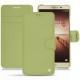 Huawei Mate 9 leather case - Vert olive ( Nappa - Pantone 578U ) 