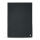 Restaurant menu cover with screwpost binding - A4 - Noir Veggie ( Noir / Black) 
