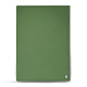 Restaurant menu cover with screwpost binding - A4 - Vert Veggie ( Pantone #68724d ) 