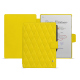Custodia in pelle reMarkable Paper Pro - Jaune fluo - Couture ( Pantone #c9ff57 ) 