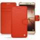 Huawei Mate 9 leather case - Papaye ( Pantone 180C ) 