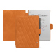 Housse cuir reMarkable Paper Pro - Mandarine vintage - Couture ( Pantone #d47231 ) 