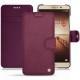Housse cuir Huawei Mate 9 - Prune vintage ( Pantone 512C ) 