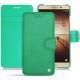 Huawei Mate 9 leather case - Menthe vintage ( Pantone 562C ) 