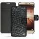 Housse cuir Huawei Mate 9 - Autruche nero