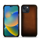 Capa em pele Apple iPhone 14 - Marron Patine