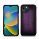 Capa em pele Apple iPhone 14 - Violet Patine