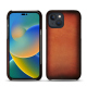 Funda de piel Apple iPhone 14 - Orange Patine