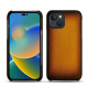 硬质真皮保护套 Apple iPhone 14 - Doré Patine
