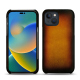 Funda de piel Apple iPhone 14 - Fauve Patine