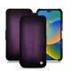 Housse cuir Apple iPhone 14 - Violet Patine