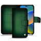 Lederschutzhülle Apple iPhone 14 - Vert Patine
