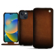Lederschutzhülle Apple iPhone 14 - Marron Patine