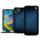 Custodia in pelle Apple iPhone 14 - Bleu Patine