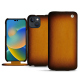 Apple iPhone 14 leather case - Doré Patine