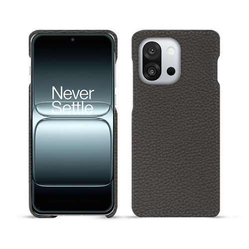 OnePlus 13T プレミアムケース – Noreveのオーダーメイドレザー保護ケースAnthracite ( Pantone #41403c ) 