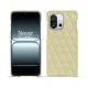 OnePlus 13T leather case - Beige - Couture ( Nappa - Pantone #ceb888 ) 