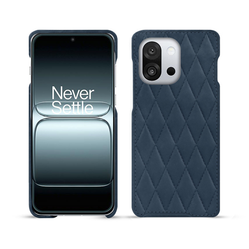 Custodia premium OnePlus 13T – Protezione in pelle su misura NoreveJean vintage - Couture ( Pantone #2f414f  ) 
