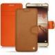 Housse cuir Huawei Mate 9 - Mandarine vintage ( Pantone 165C ) 