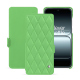 OnePlus 13T leather case - Vert olive - Couture ( Nappa - Pantone #a7c58e ) 