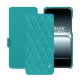 Capa em pele OnePlus 13T - Bleu fluo - Couture