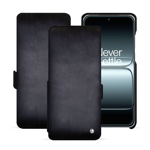 Luxury flip cover for OnePlus 13T – Custom-made Noreve caseGris Patine
