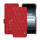 レザーケース OnePlus 13T - Rouge troupelenc - Couture ( Pantone #AB191A )