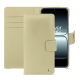 OnePlus 13T leather wallet case - Beige ( Nappa - Pantone #ceb888 ) 