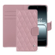 OnePlus 13T 真皮钱包保护套 - Rose - Couture ( Nappa - Pantone #efbae1 ) 